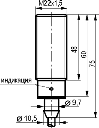 Габариты ISB AF61A-22-7-LP-C